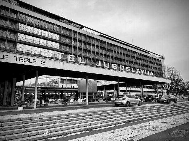 Hotel Jugoslavija on Bulevar Nikole Tesle in New Belgrade